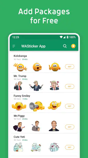 Naklejki na WhatsApp i Emoji screenshot