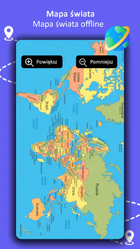 Nawigacja GPS, mapy i trasa screenshot