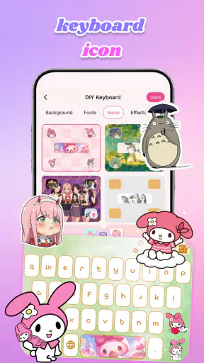 Nibbi Keyboard: Themes & DIY screenshot