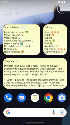 Notatnik screenshot