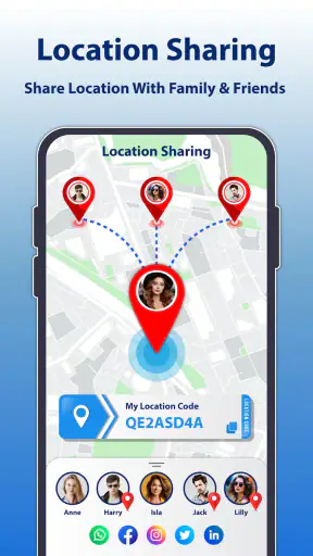 Numer telefonu Lokalizacja screenshot