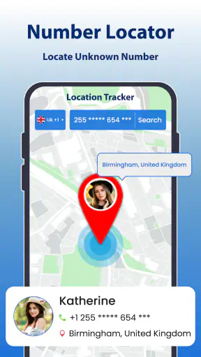 Numer telefonu Lokalizacja screenshot