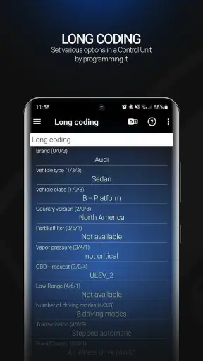 OBDeleven VAG screenshot