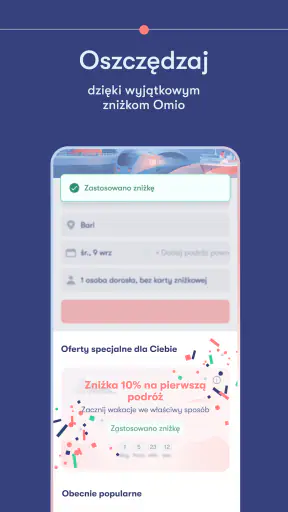 Omio: Pociąg, bus i samolot screenshot