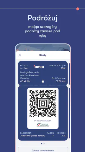 Omio: Pociąg, bus i samolot screenshot