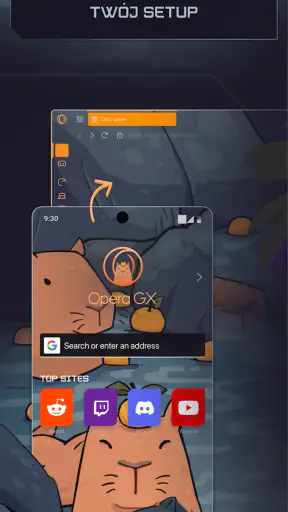 Opera GX: Przeglądarka Graczy screenshot