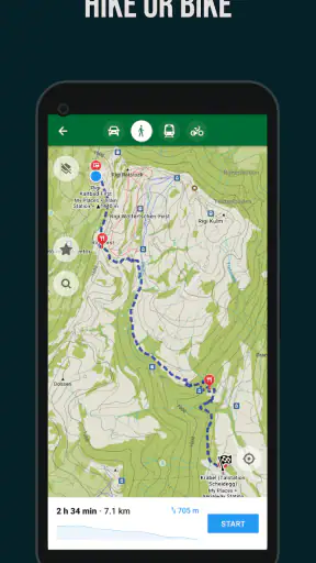 Organic Map・mapy i GPS offline screenshot