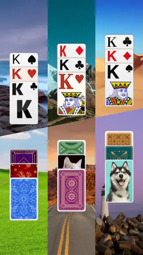 Pasjans dla Seniorów Solitaire screenshot
