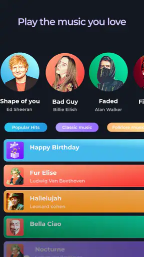 Pianino - gry muzyczne screenshot