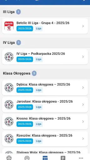 Piłka Lokalna - wyniki na żywo screenshot