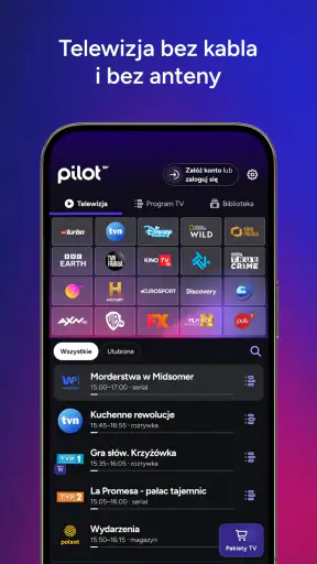 Pilot WP - TV online na żywo screenshot