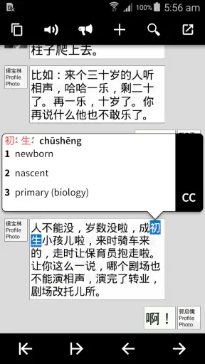 Pleco Chinese Dictionary screenshot