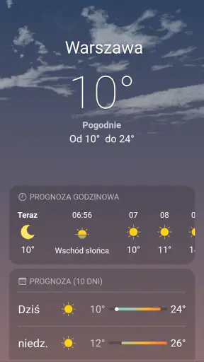 Pogoda screenshot