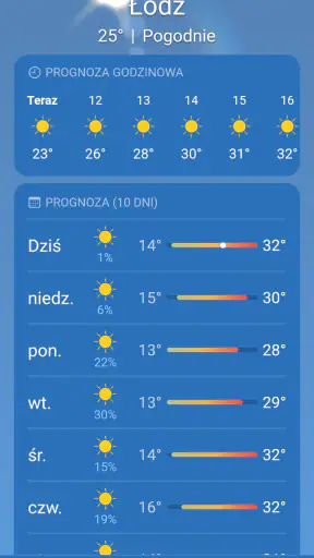 Pogoda screenshot