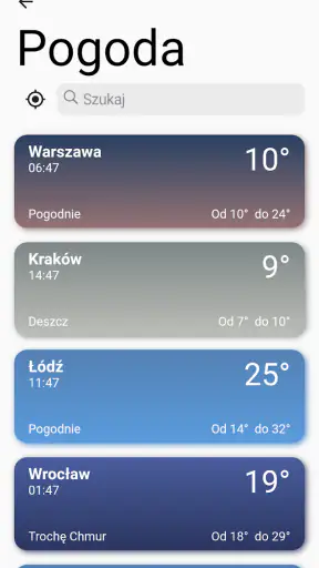 Pogoda screenshot
