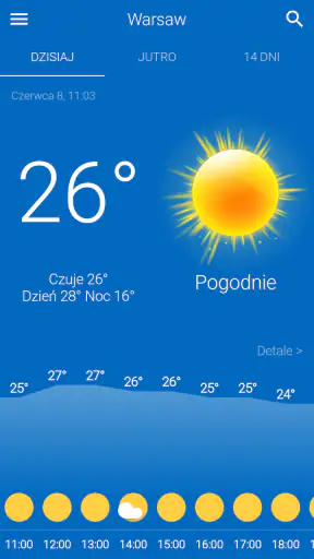 Pogoda Polska screenshot