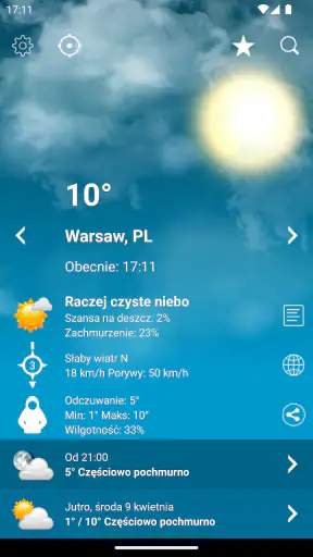 Pogoda Polska XL PRO screenshot