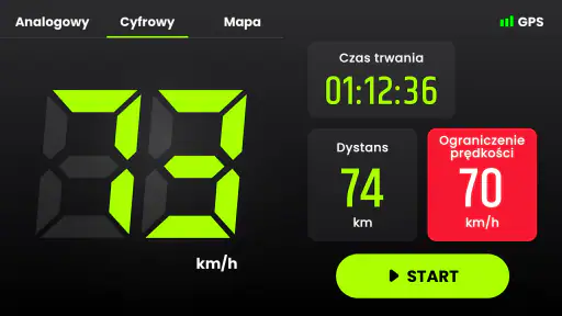 Prędkościomierz & Drogomierz screenshot