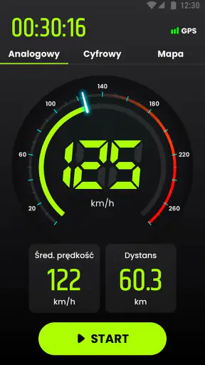Prędkościomierz & Drogomierz screenshot