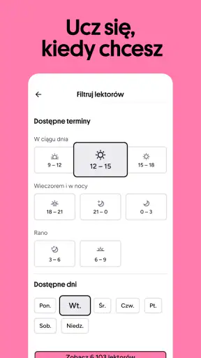 Preply: nauka angielskiego itd screenshot