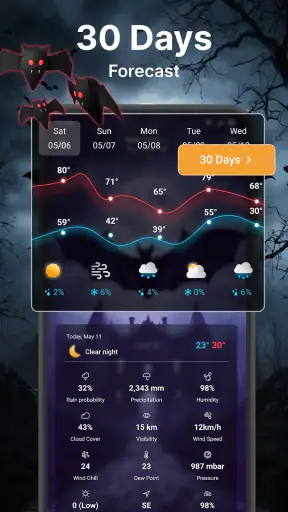 Prognoza pogody screenshot