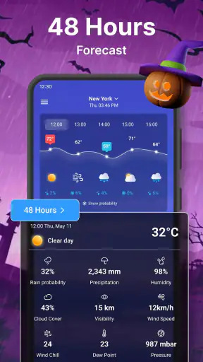 Prognoza pogody screenshot