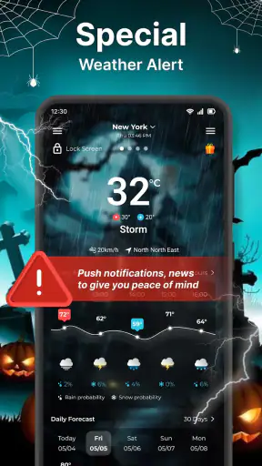 Prognoza pogody screenshot