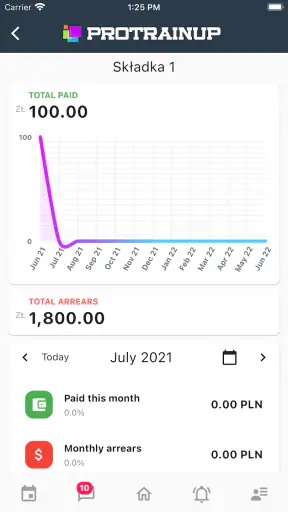 ProTrainUp screenshot