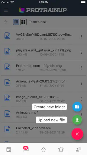 ProTrainUp screenshot