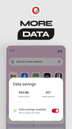 Przeglądarka Opera Mini screenshot