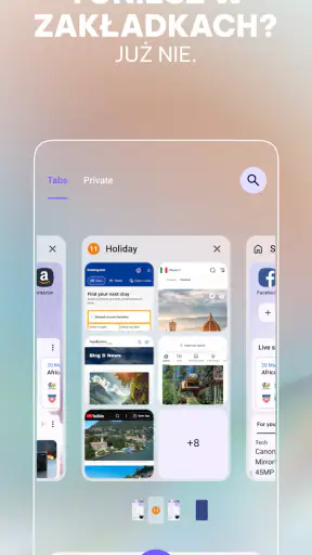 Opera: Przeglądarka z VPN i AI screenshot