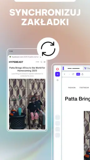 Opera: Przeglądarka z VPN i AI screenshot