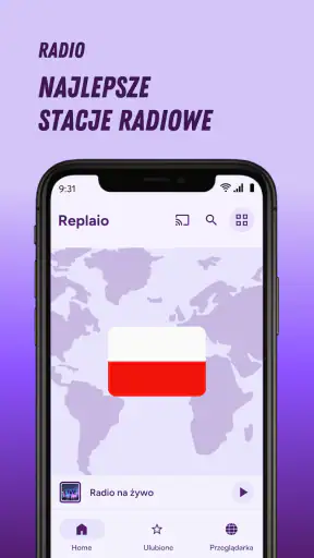 Radio Internetowe FM Replaio screenshot