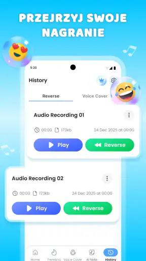 Reverse Song & Voice screenshot