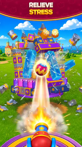 Royal Smash! - Physics Puzzle screenshot