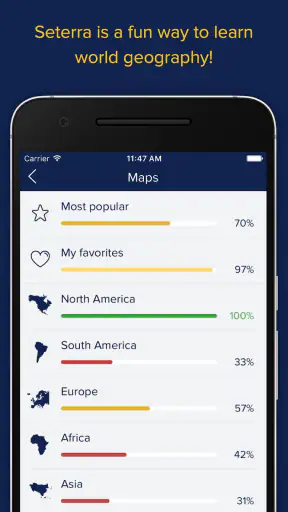 Seterra Geography screenshot