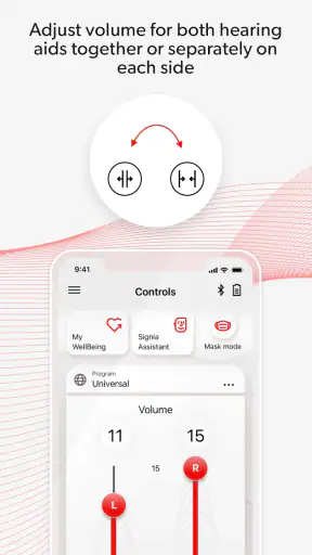 Signia App screenshot