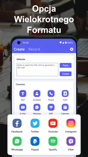 Skaner kodów QR screenshot