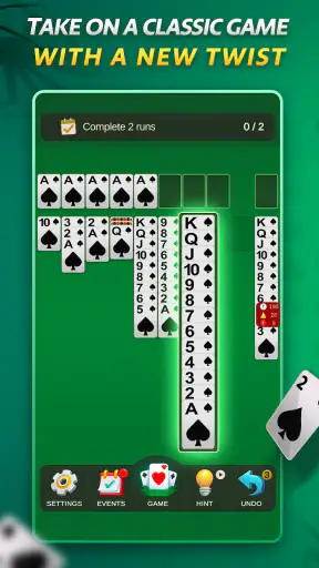Spider Solitaire screenshot