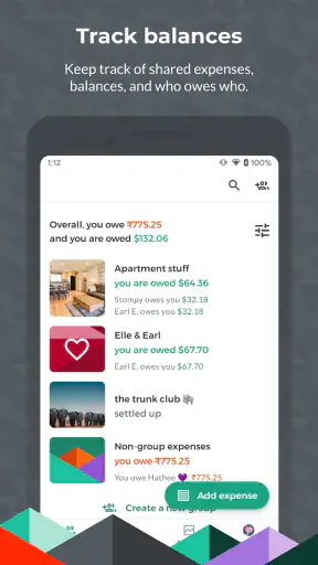 Splitwise screenshot