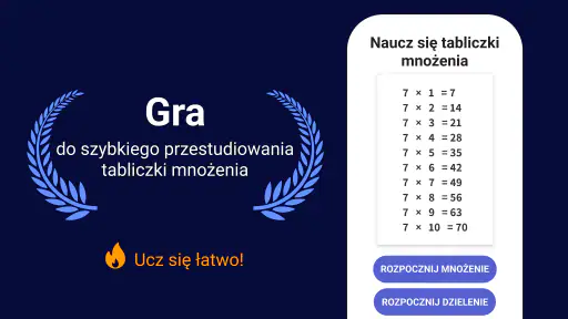 Tabliczka Mnożenia i Dzielenia screenshot