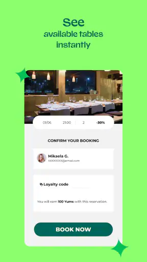 TheFork - Restaurant bookings screenshot