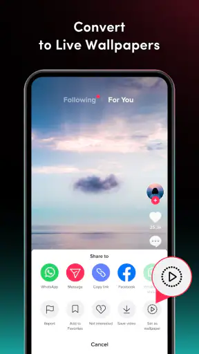 TickTock-TikTok Live Wallpaper screenshot