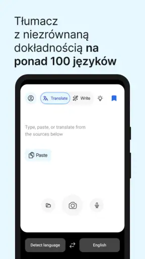Tłumacz DeepL screenshot