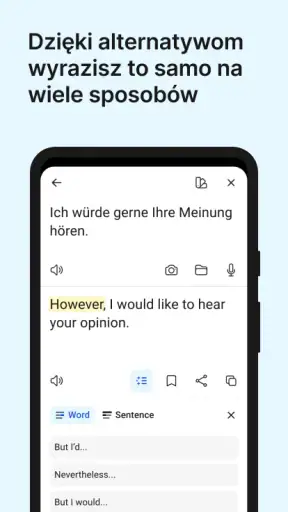 Tłumacz DeepL screenshot