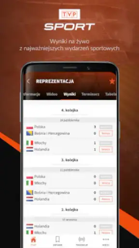 TVP Sport (Android TV) screenshot