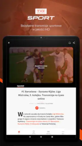 TVP Sport (Android TV) screenshot