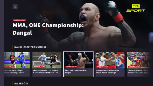 TVP Sport (Android TV) screenshot