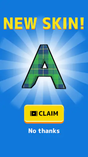 Type Spin: alphabet run game screenshot