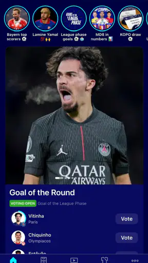 UEFA Champions League Official screenshot